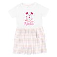 thumbnail image 1 of Inktastic Grandma's Little Valentine Girls Toddler Dress, 1 of 5