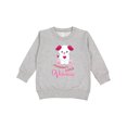 thumbnail image 1 of Inktastic Grandma's Little Valentine Toddler Sweatshirt, 1 of 4