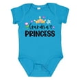 thumbnail image 1 of Inktastic Grandma's Princess Crown and Flowers Girls Baby Bodysuit, 1 of 5