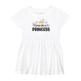 thumbnail image 1 of Inktastic Grandma's Princess Crown and Flowers Girls Baby Dress, 1 of 5