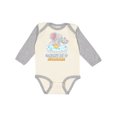 thumbnail image 1 of Inktastic Grandma's Ray Of Sunshine Cute Elephants Rainclouds and Sun Boys or Girls Long Sleeve Baby Bodysuit, 1 of 5