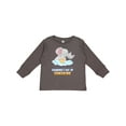 thumbnail image 1 of Inktastic Grandma's Ray Of Sunshine Cute Elephants Rainclouds and Sun Boys or Girls Long Sleeve Toddler T-Shirt, 1 of 5