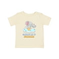 thumbnail image 1 of Inktastic Grandma's Ray of Sunshine Cute Elephants Rainclouds and Sun Boys or Girls Baby T-Shirt, 1 of 5