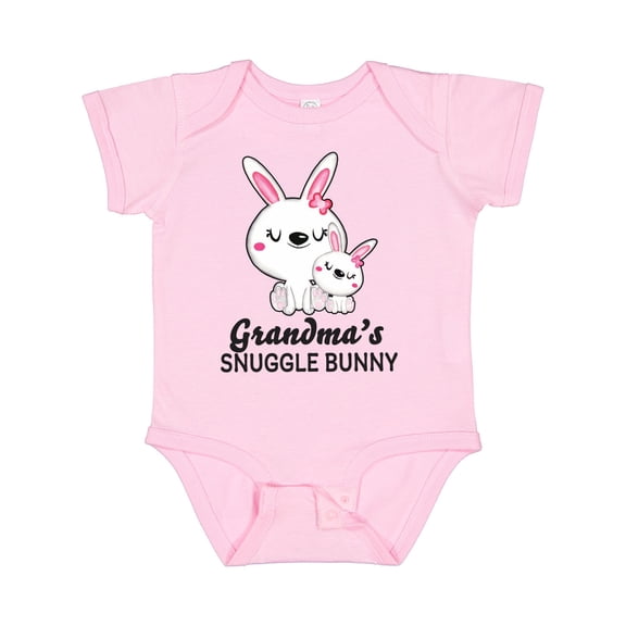Inktastic Grandma's Snuggle Bunny Easter Girls Baby Bodysuit