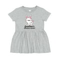 thumbnail image 1 of Inktastic Grandma's Snuggle Bunny Easter Girls Baby Dress, 1 of 5