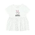 thumbnail image 1 of Inktastic Grandma's Snuggle Bunny Easter Girls Baby Dress, 1 of 5