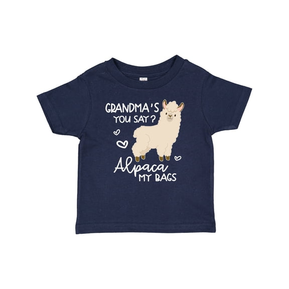 Inktastic Grandma's You Say Alpaca My Bags Boys or Girls Baby T-Shirt