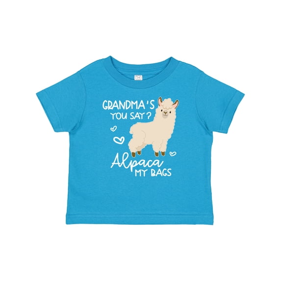 Inktastic Grandma's You Say Alpaca My Bags Boys or Girls Baby T-Shirt