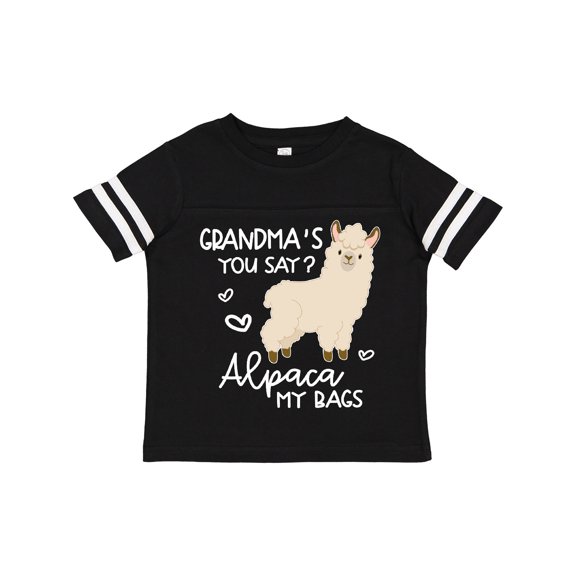 Inktastic Grandma's You Say Alpaca My Bags Boys or Girls Toddler T-Shirt