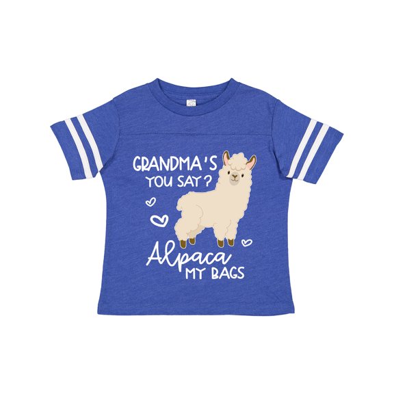 Inktastic Grandma's You Say Alpaca My Bags Boys or Girls Toddler T-Shirt