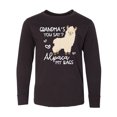 thumbnail image 1 of Inktastic Grandma's You Say Alpaca My Bags Long Sleeve Youth T-Shirt, 1 of 5