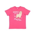 thumbnail image 1 of Inktastic Grandma's You Say Alpaca My Bags Youth T-Shirt, 1 of 5