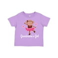 thumbnail image 1 of Inktastic Grandmama Girl Ballerina Monkey Girls Toddler T-Shirt, 1 of 5