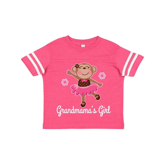 Inktastic Grandmama Girl Ballerina Monkey Girls Toddler T-Shirt