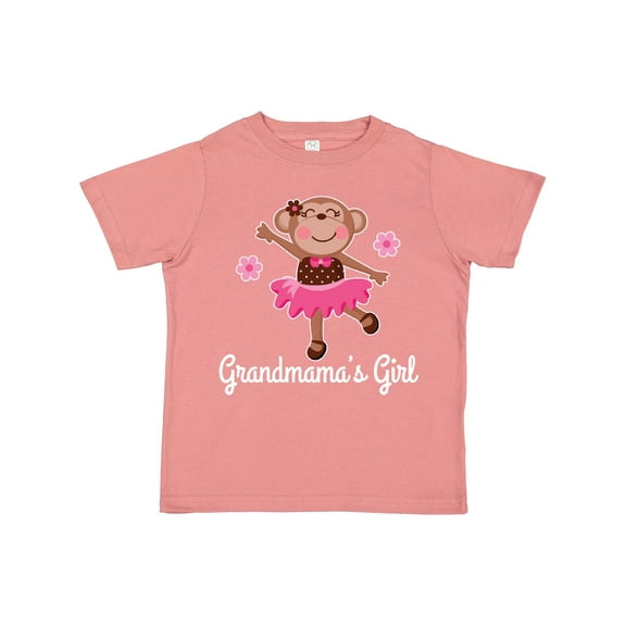 Inktastic Grandmama Girl Ballerina Monkey Girls Toddler T-Shirt
