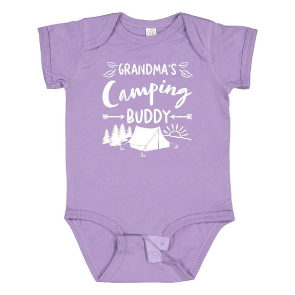 Inktastic Grandmas Camping Buddy Boys or Girls Baby Bodysuit