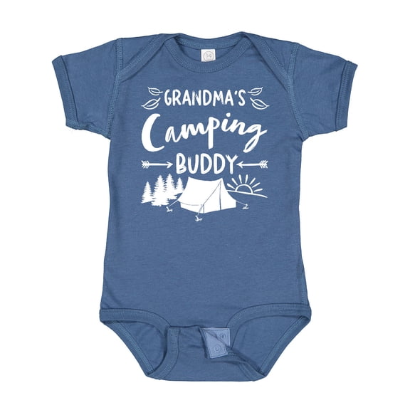 Inktastic Grandmas Camping Buddy Boys or Girls Baby Bodysuit