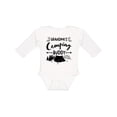 thumbnail image 1 of Inktastic Grandmas Camping Buddy Boys or Girls Long Sleeve Baby Bodysuit, 1 of 5
