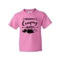 thumbnail image 1 of Inktastic Grandmas Camping Buddy Youth T-Shirt, 1 of 5