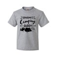 thumbnail image 1 of Inktastic Grandmas Camping Buddy Youth T-Shirt, 1 of 5