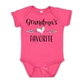 thumbnail image 1 of Inktastic Grandmas Favorite Heart Grandchild Boys or Girls Baby Bodysuit, 1 of 5