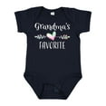 thumbnail image 1 of Inktastic Grandmas Favorite Heart Grandchild Boys or Girls Baby Bodysuit, 1 of 5