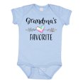 thumbnail image 1 of Inktastic Grandmas Favorite Heart Grandchild Boys or Girls Baby Bodysuit, 1 of 5