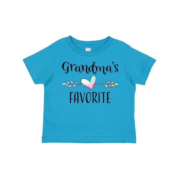 Inktastic Grandmas Favorite Heart Grandchild Boys or Girls Toddler T-Shirt