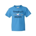 thumbnail image 1 of Inktastic Grandmas Favorite Heart Grandchild Youth T-Shirt, 1 of 3