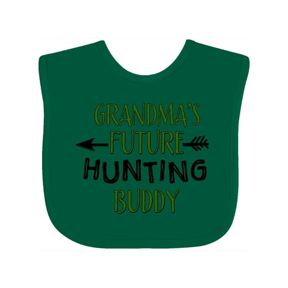 Inktastic Grandmas Future Hunting Buddy Boys or Girls Baby Bib