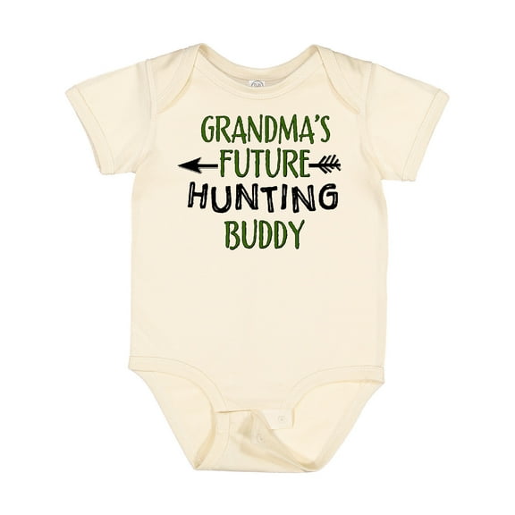 Inktastic Grandmas Future Hunting Buddy Boys or Girls Baby Bodysuit