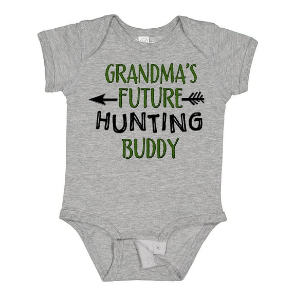Inktastic Grandmas Future Hunting Buddy Boys or Girls Baby Bodysuit
