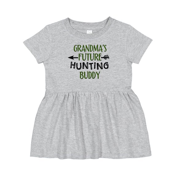 Inktastic Grandmas Future Hunting Buddy Girls Baby Dress