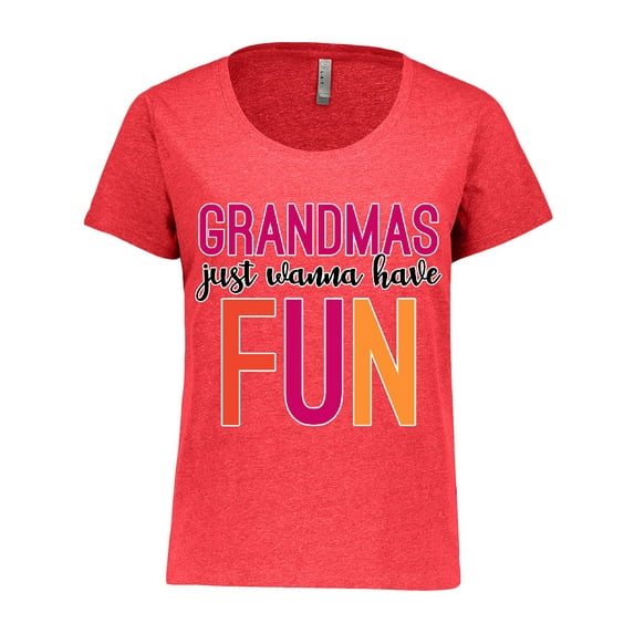 Inktastic Grandmas Have Fun Women's Plus Size T-Shirt