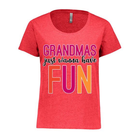 Inktastic Grandmas Have Fun Women's Plus Size T-Shirt