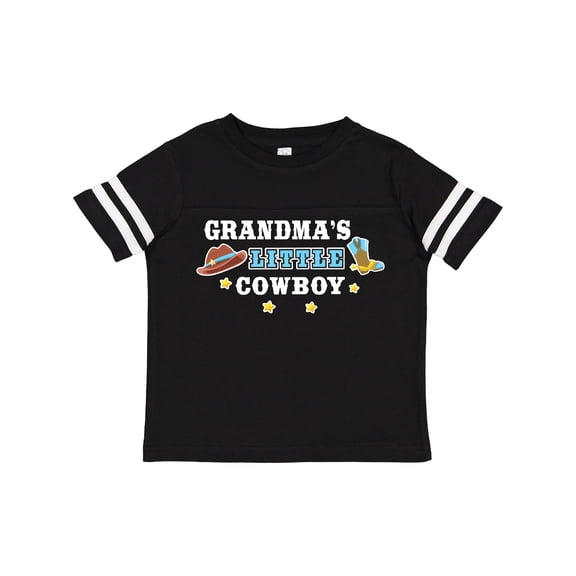 Inktastic Grandmas Little Cowboy with Cowboy Hat and Boots Boys Toddler T-Shirt