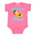 thumbnail image 1 of Inktastic Grandmas Little Peach Girls Baby Bodysuit, 1 of 5