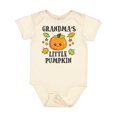 thumbnail image 1 of Inktastic Grandmas Little Pumpkin with Leaves and Stars Boys or Girls Baby Bodysuit, 1 of 5