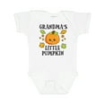 thumbnail image 1 of Inktastic Grandmas Little Pumpkin with Leaves and Stars Boys or Girls Baby Bodysuit, 1 of 5