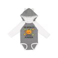 thumbnail image 1 of Inktastic Grandmas Little Pumpkin with Leaves and Stars Boys or Girls Long Sleeve Baby Bodysuit, 1 of 5