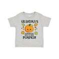thumbnail image 1 of Inktastic Grandmas Little Pumpkin with Leaves and Stars Boys or Girls Toddler T-Shirt, 1 of 5