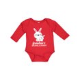 thumbnail image 1 of Inktastic Grandmas Snuggle Bunny Easter Boys Long Sleeve Baby Bodysuit, 1 of 5