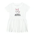 thumbnail image 1 of Inktastic Grandma's Snuggle Bunny Easter Girls Baby Dress, 1 of 5