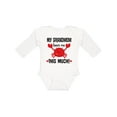 thumbnail image 1 of Inktastic Grandmom Loves Me Grandchild Gift Boys or Girls Long Sleeve Baby Bodysuit, 1 of 5