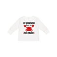 thumbnail image 1 of Inktastic Grandmom Loves Me Grandchild Gift Boys or Girls Long Sleeve Toddler T-Shirt, 1 of 5