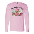 thumbnail image 1 of Inktastic Grandmother of the Bride Roses and Daisies Long Sleeve T-Shirt, 1 of 5