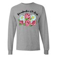 thumbnail image 1 of Inktastic Grandmother of the Bride Roses and Daisies Long Sleeve T-Shirt, 1 of 5