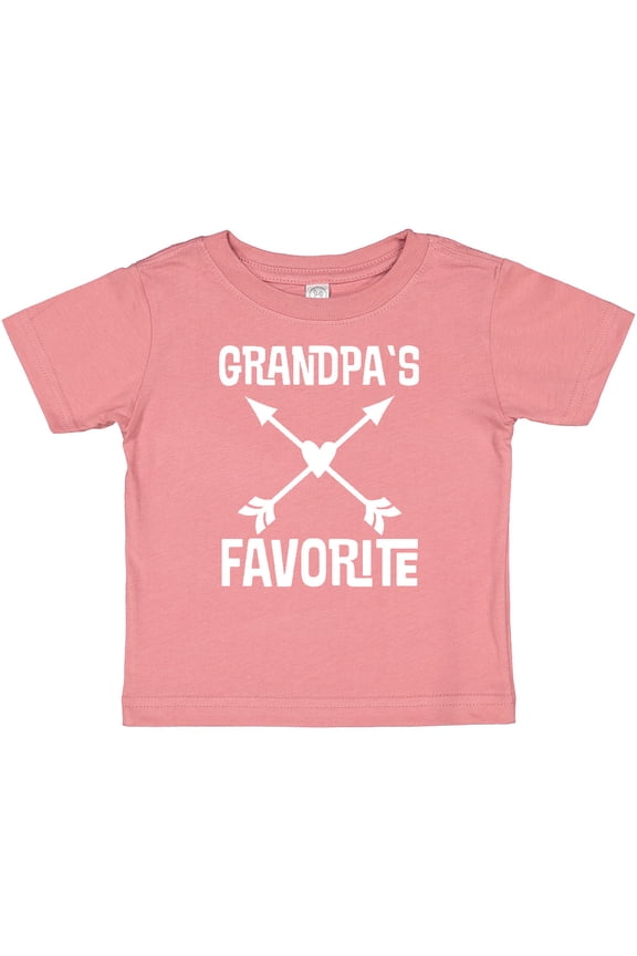 Grandpa Favorite Grandchild Gift Boys or Girls Baby T-Shirt
