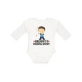 thumbnail image 1 of Inktastic Grandpa Fishing Buddy Fisherman Boys Long Sleeve Baby Bodysuit, 1 of 5
