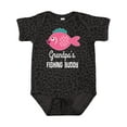 thumbnail image 1 of Inktastic Grandpa Fishing Buddy Girls Fish Girls Baby Bodysuit, 1 of 5